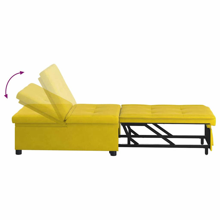 Pat canapea Galben 194 x 67 x 82 cm Catifea - WALTI WALTI