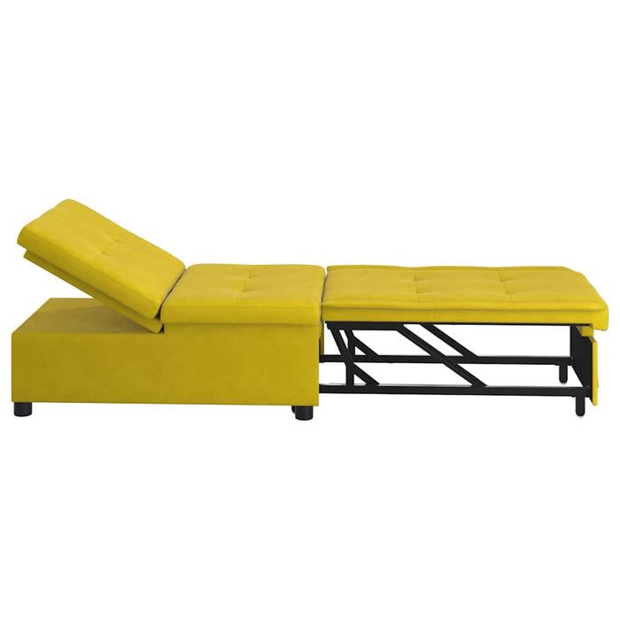 Pat canapea Galben 194 x 67 x 82 cm Catifea - WALTI WALTI