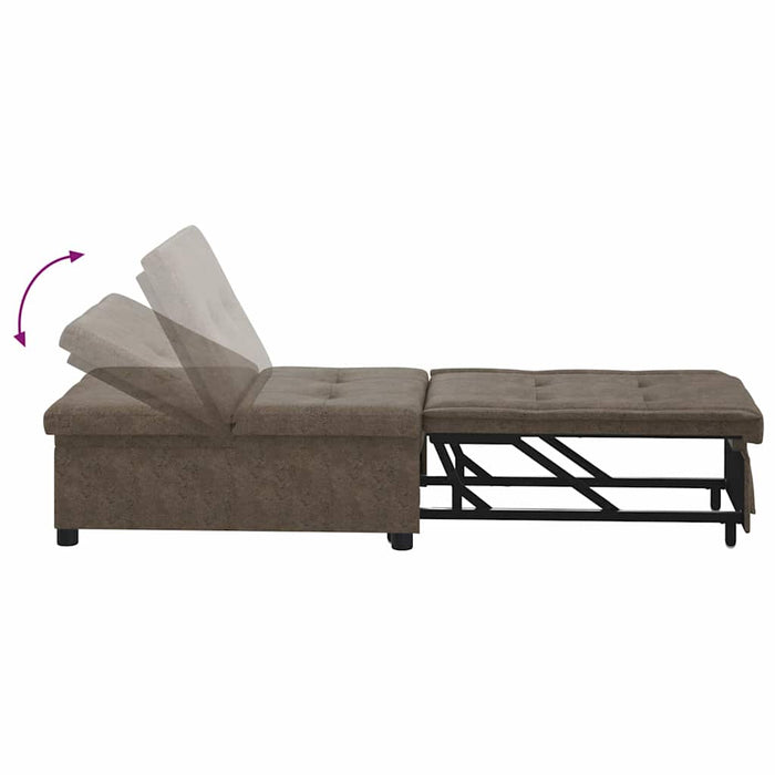 Pat canapea Gri închis 194 x 67 x 82 cm Material Huahua - WALTI WALTI