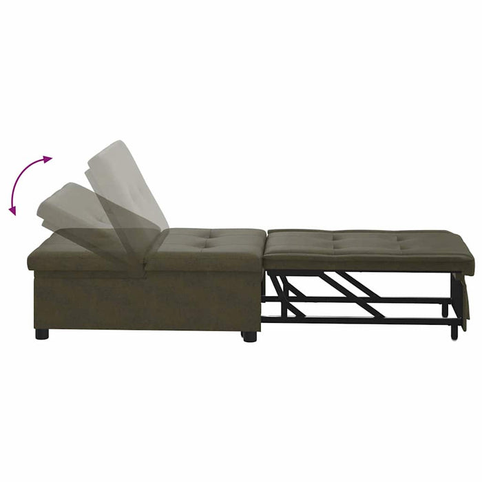 Pat canapea Verde Army 194 x 67 x 82 cm Material Huahua - WALTI WALTI