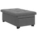 Canapea extensibilă Gri închis 194 x 67 x 82 cm Microfibră - WALTI WALTI