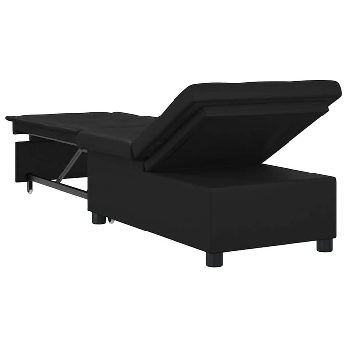 Pat canapea cu pernă Negru 67 x 194 x 82 cm placaj - WALTI WALTI