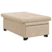 Pat canapea Crem 67 x 194 x 82 cm Material din microfibră - WALTI WALTI