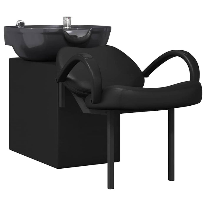 Scaun pentru șampon Manual Negru 63 x 141 x 92 cm PVC - WALTI WALTI