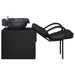 Scaun pentru șampon Manual Negru 63 x 141 x 92 cm PVC - WALTI WALTI
