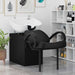 Scaun pentru șampon Manual Negru și Alb 136 x 60 x 92 cm PVC - WALTI WALTI