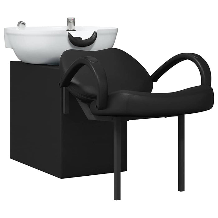 Scaun pentru șampon Manual Negru și Alb 136 x 60 x 92 cm PVC - WALTI WALTI