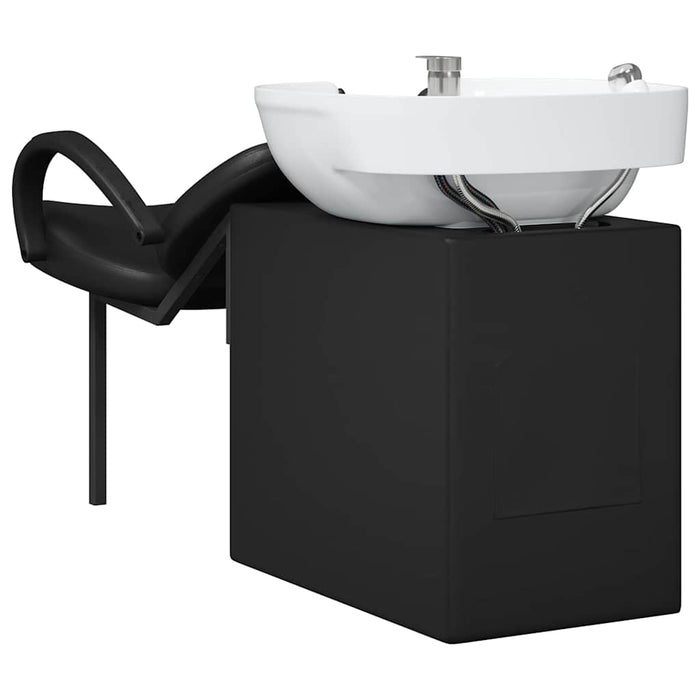 Scaun pentru șampon Manual Negru și Alb 136 x 60 x 92 cm PVC - WALTI WALTI