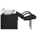 Scaun pentru șampon Manual Negru și Alb 136 x 60 x 92 cm PVC - WALTI WALTI