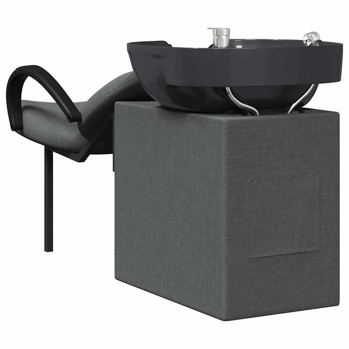 Scaun pentru șampon Manual Gri Închis și Negru 63 x 141 x 92 cm - WALTI WALTI