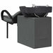 Scaun pentru șampon Manual Gri Închis și Negru 63 x 141 x 92 cm - WALTI WALTI