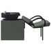 Scaun pentru șampon Manual Gri Închis și Negru 63 x 141 x 92 cm - WALTI WALTI