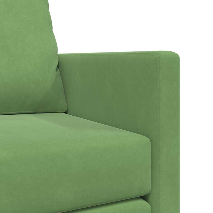Pat canapea Verde deschis 204 x 122 x 60 cm Catifea - WALTI WALTI