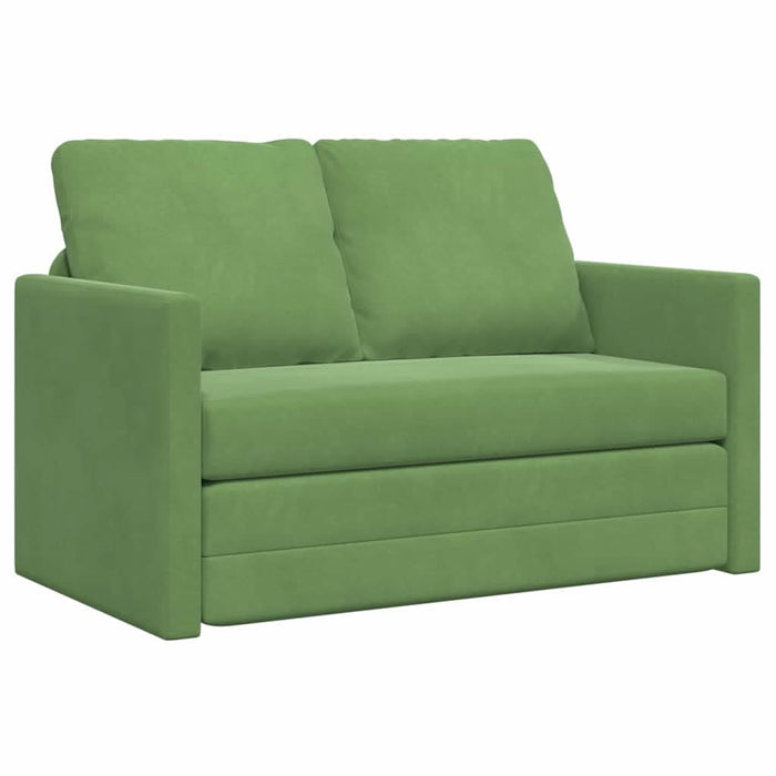 Pat canapea Verde deschis 204 x 122 x 60 cm Catifea - WALTI WALTI