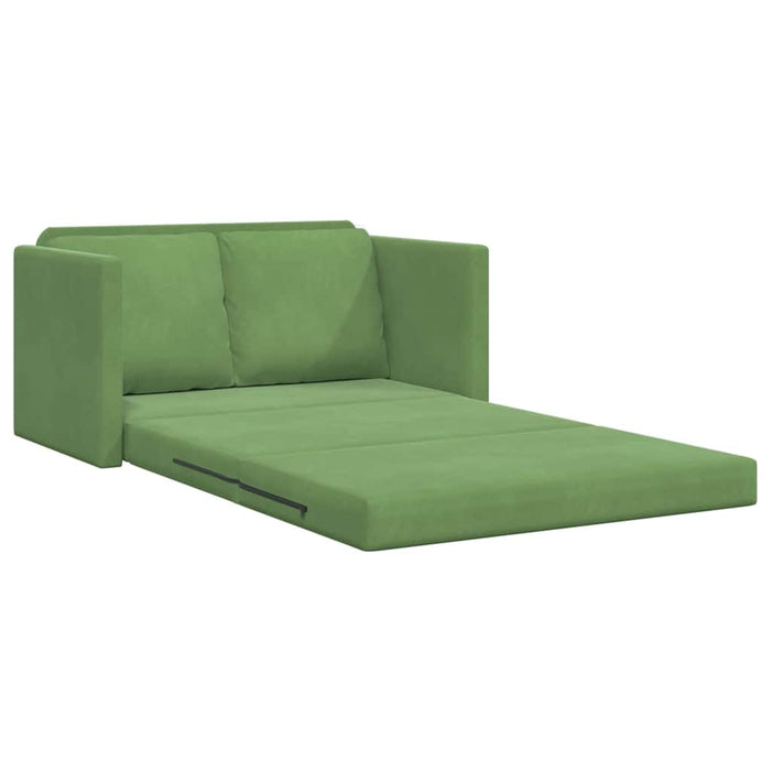 Pat canapea Verde deschis 204 x 122 x 60 cm Catifea - WALTI WALTI