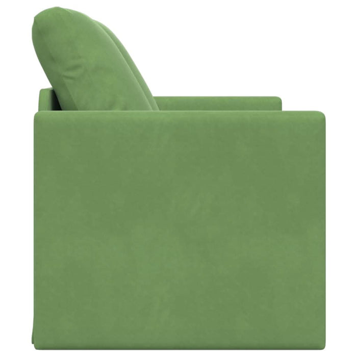 Pat canapea Verde deschis 204 x 122 x 60 cm Catifea - WALTI WALTI