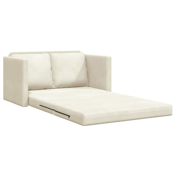 Pat canapea Crem 204 x 122 x 60 cm Catifea - WALTI WALTI