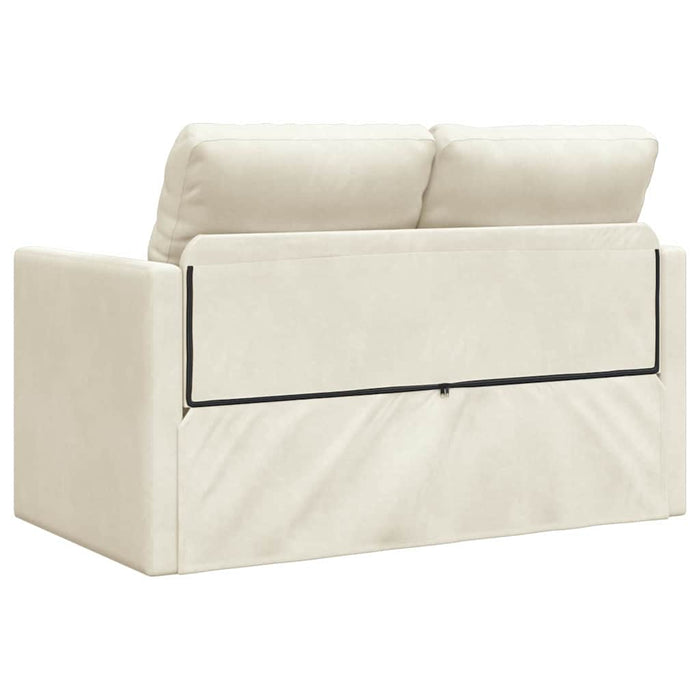 Pat canapea Crem 204 x 122 x 60 cm Catifea - WALTI WALTI