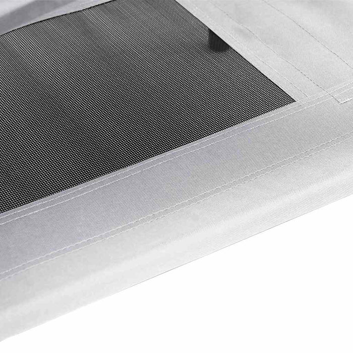 Pat pentru câini Manual Gri argintie 76 x 62 x 70,5 cm Oțel - WALTI WALTI
