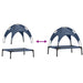 Pat pentru câini Manual Albastru marin 76 x 62 x 70,5 cm Oțel - WALTI WALTI