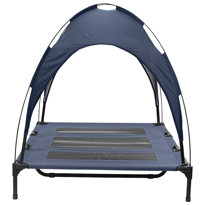 Pat pentru câini Manual Albastru marin 122 x 93 x 106,5 cm Oțel - WALTI WALTI