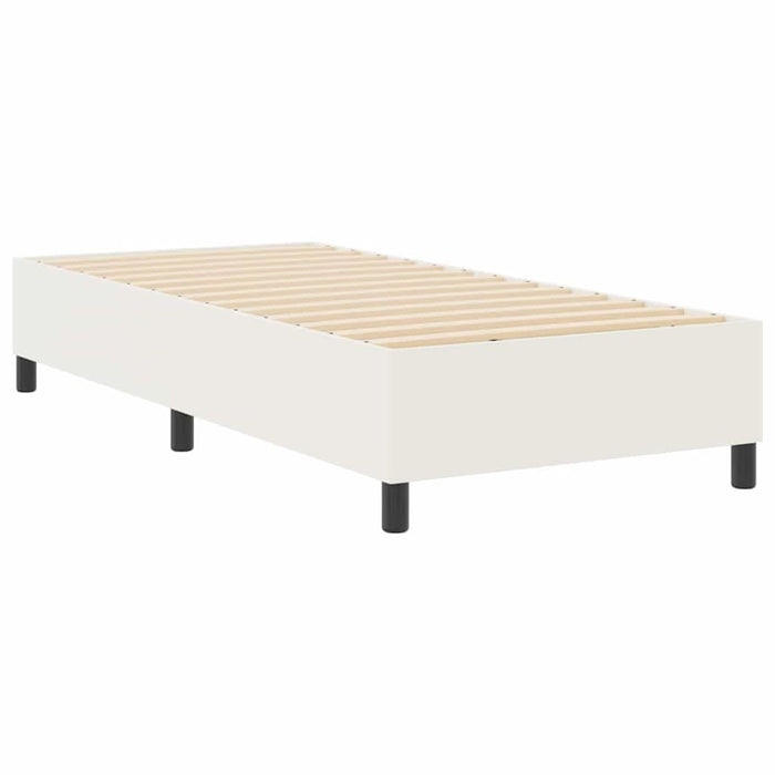 Cadru de pat platformă Crem 80 x 200 cm țesătură - WALTI WALTI
