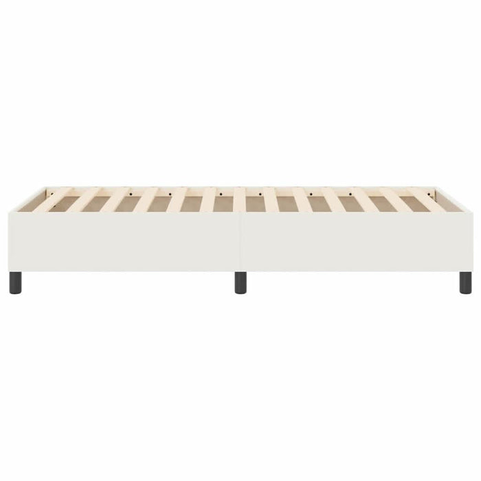 Cadru de pat platformă Crem 80 x 200 cm țesătură - WALTI WALTI