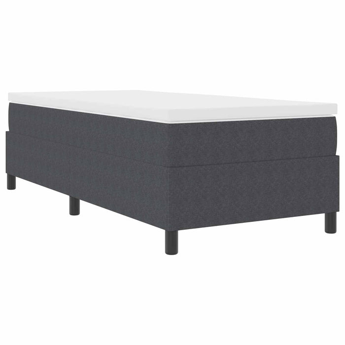 Cadru de pat platformă Gri închis 90 x 190 cm WALTI