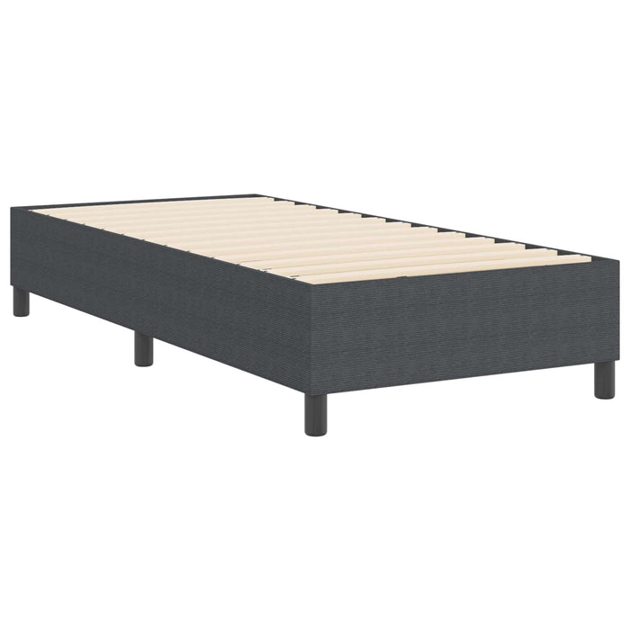 Cadru de pat platformă Gri închis 90 x 190 cm WALTI
