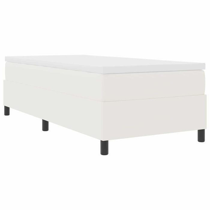 Cadru de pat platformă Crem 90 x 190 cm țesătură - WALTI WALTI