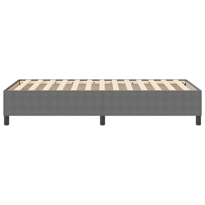Pat cu arcuri Gri deschis 100 x 200 cm Țesătură de catifea - WALTI WALTI