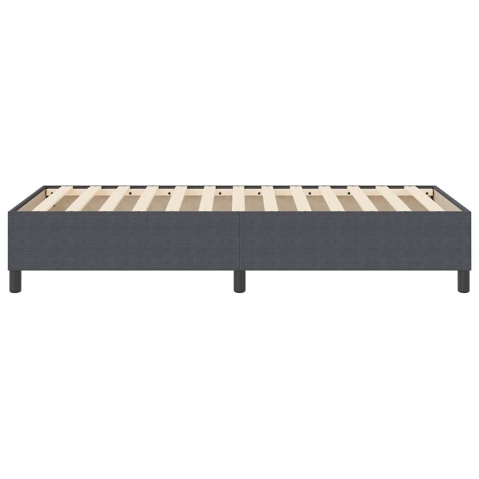 Pat cu arcuri Gri închis 100 x 200 cm Țesătură de catifea - WALTI WALTI
