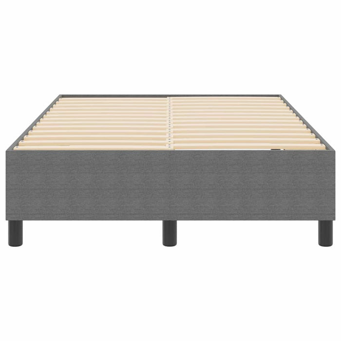 Pat cu arcuri Gri deschis 120 x 200 cm Țesătură de catifea - WALTI WALTI