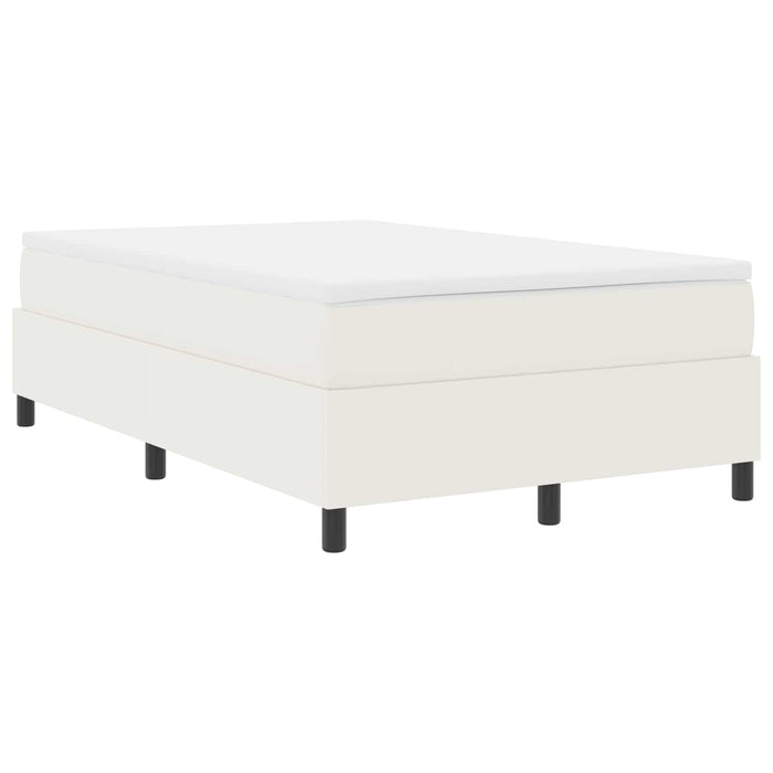 Cadru de pat platformă Crem 120 x 200 cm Țesătură din corduroy WALTI