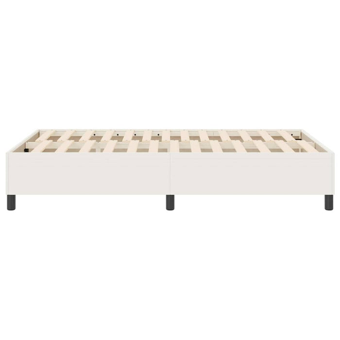 Cadru de pat platformă Crem 120 x 200 cm Țesătură din corduroy WALTI