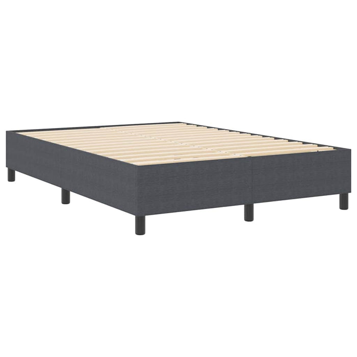 Pat cu arcuri Gri închis 160 x 200 cm Țesătură de catifea - WALTI WALTI