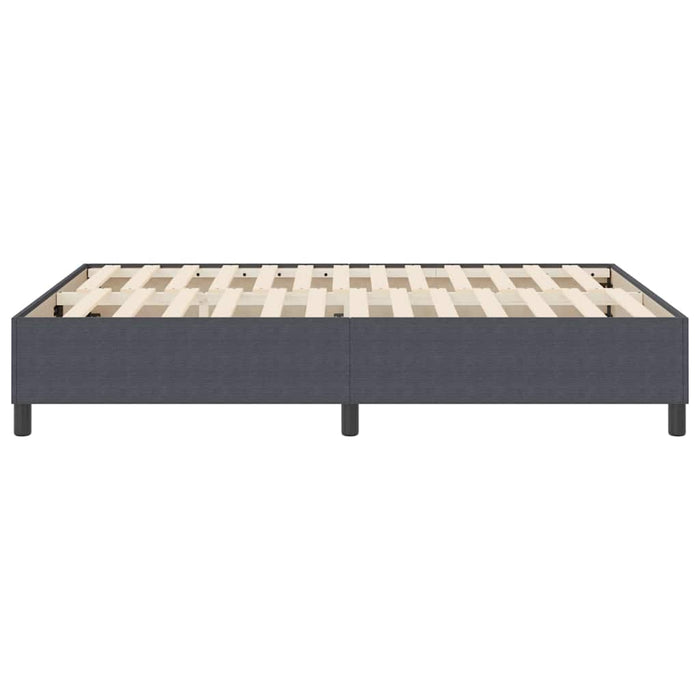Pat cu arcuri Gri închis 160 x 200 cm Țesătură de catifea - WALTI WALTI