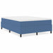 Pat cu arcuri albastru 160 x 200 cm Țesătură de catifea - WALTI WALTI