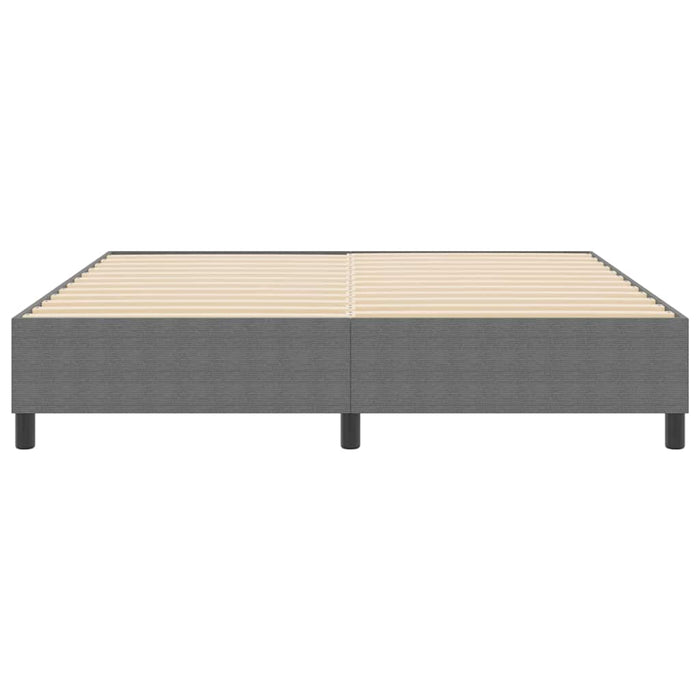 Pat cu arcuri Gri deschis 180 x 200 cm Țesătură de catifea - WALTI WALTI