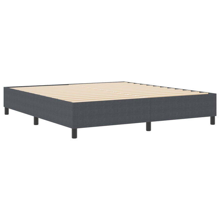 Cadru de pat platformă Gri închis 180 x 200 cm WALTI