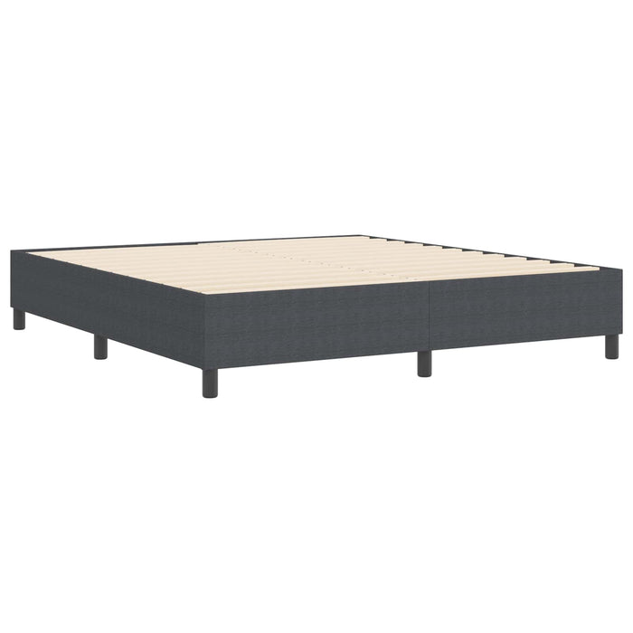 Cadru de pat platformă Gri închis 180 x 200 cm WALTI