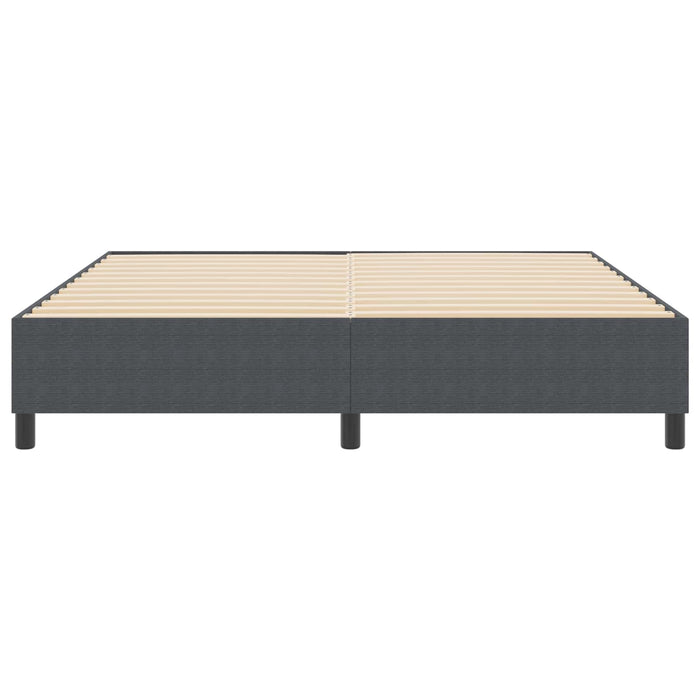 Cadru de pat platformă Gri închis 180 x 200 cm WALTI