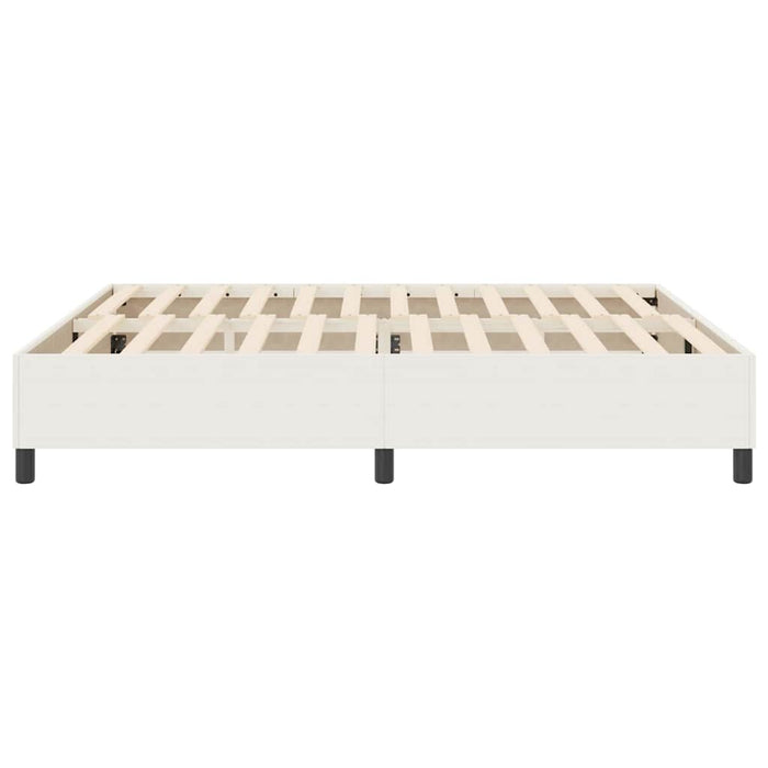 Cadru de pat platformă Crem 180 x 200 cm Țesătură din corduroy WALTI