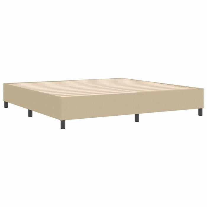 Pat cu arcuri Gri Verde 200 x 200 cm Țesătură de catifea - WALTI WALTI