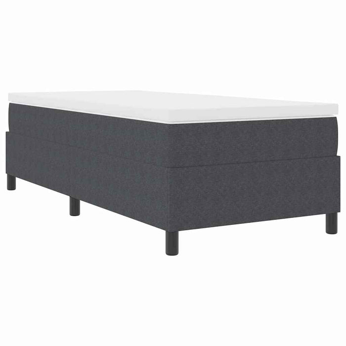 Pat cu arcuri Gri închis și alb 80 x 200 cm - WALTI WALTI