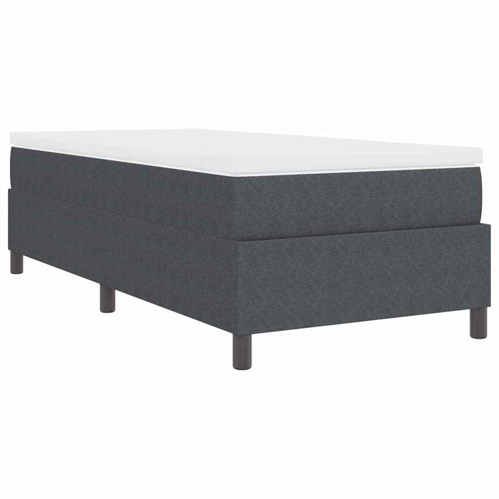 Pat cu arcuri Gri închis și alb 80 x 200 cm - WALTI WALTI