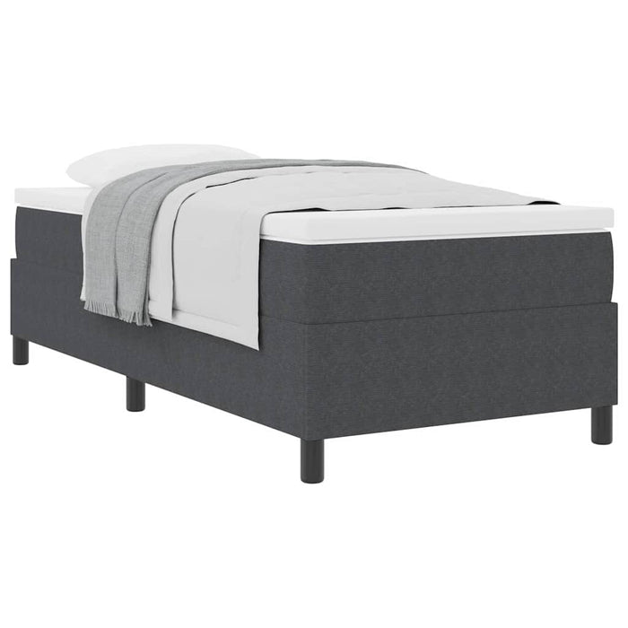 Pat cu arcuri Gri închis și alb 80 x 200 cm - WALTI WALTI