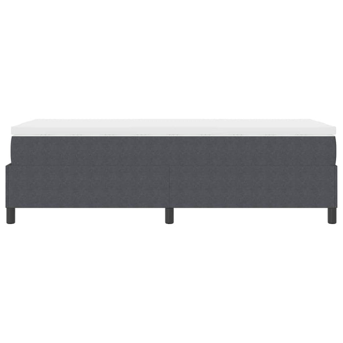 Pat cu arcuri Gri închis și alb 80 x 200 cm - WALTI WALTI