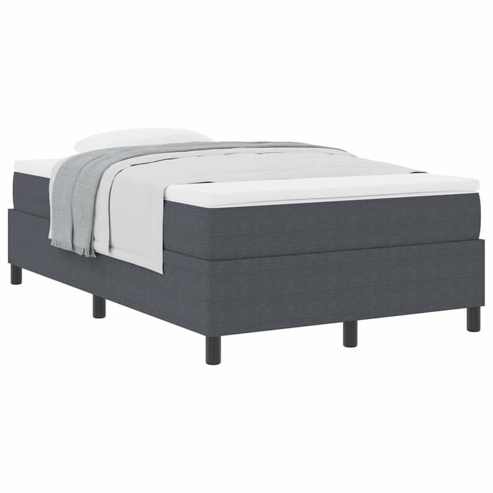 Pat cu arcuri Gri închis și alb 120 x 190 cm - WALTI WALTI