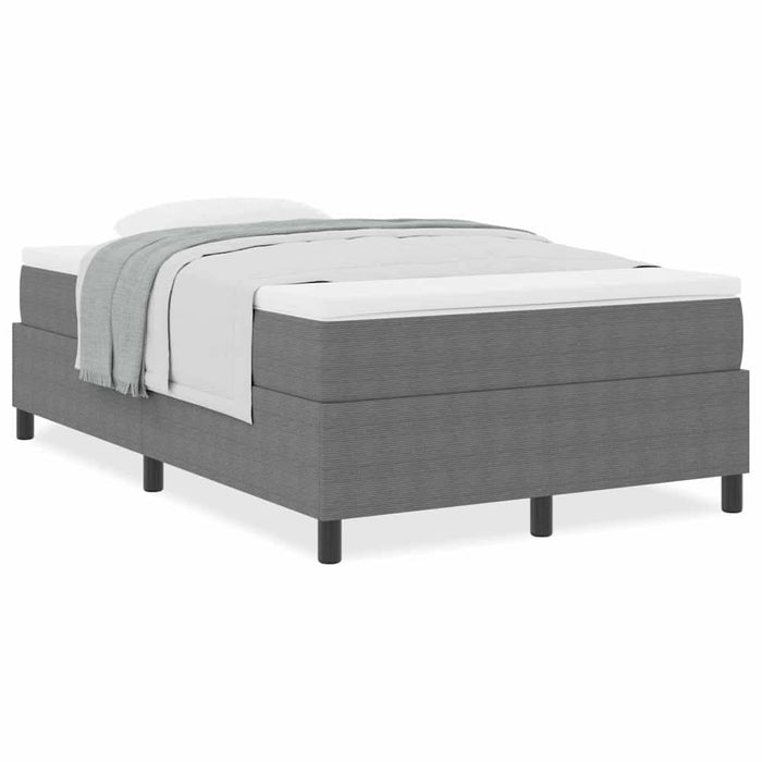 Pat cu arcuri Gri deschis, Alb 203 x 120 x 60 cm - WALTI WALTI